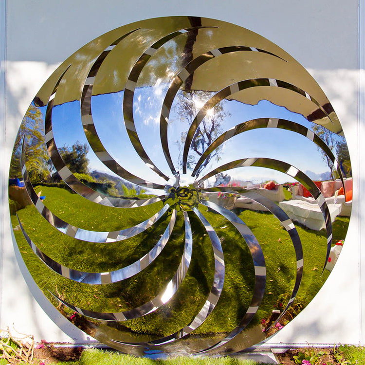 High Quality Customized Large Modern Outdoor Garden Decorative Metal Art Abstract park Flower Steel Sculpture