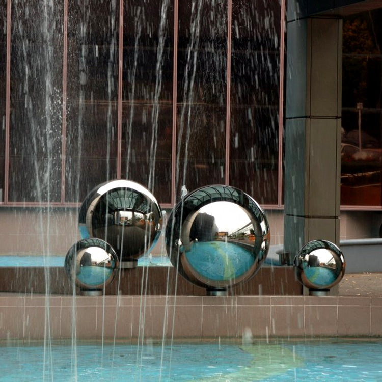 48 inches Mirror polished stainless steel Fountain water sphere