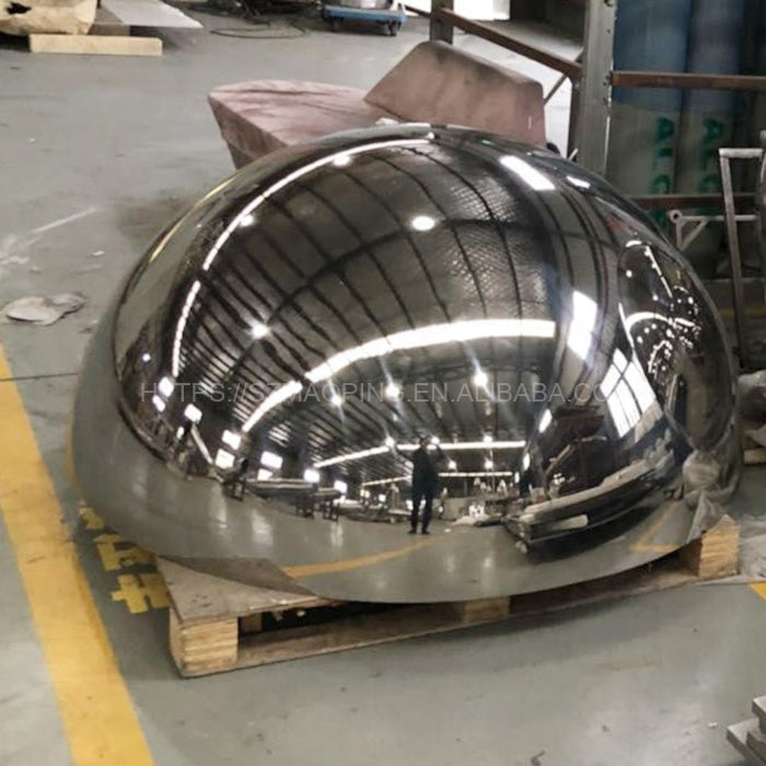 1500mm Mirror polished stainless steel hemisphere