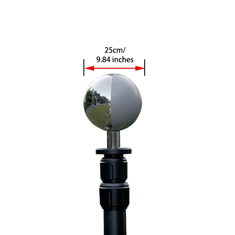 20cm Half Chrome Grey Ball Hdri Polished Photographic Prop Set Colour Checker Lighting Reference Vfx Kit