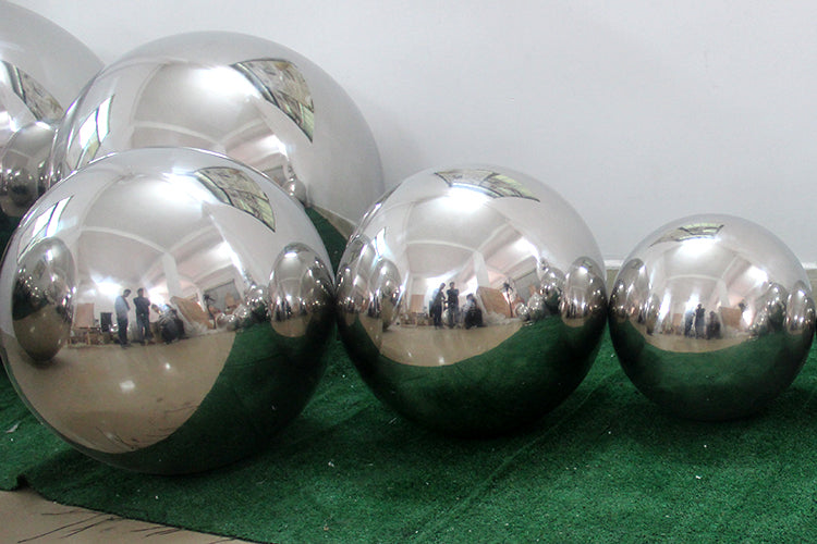 High Quality Customized Large Modern Outdoor Garden Decorative Metal Art Abstract Sphere Hemisphere globe Steel Sculpture