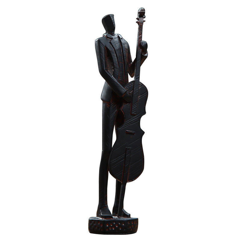 Custom Nordic Style Music Figure Sculpture Modern Minimalist Crafts Resin Sculpture Home Decoration