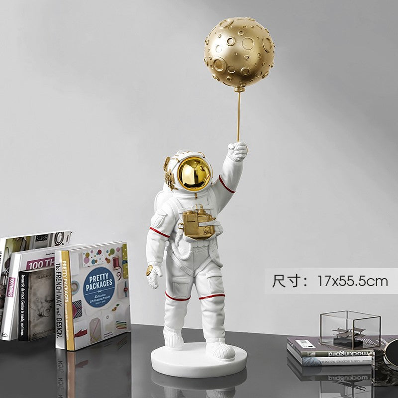 Modern Astronauta Art Home Decor Resin Fashion Gift Sculpture Light Indoor Floor Metal Crafts Home Decoration
