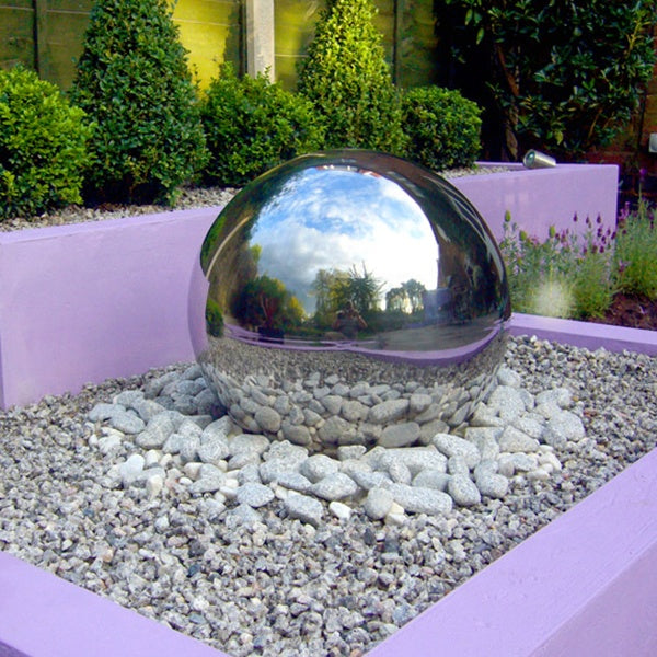 Factory Custom Garden Ornament Modern Outdoor Large 36 Inch Metal Stainless Steel Hollow Balls