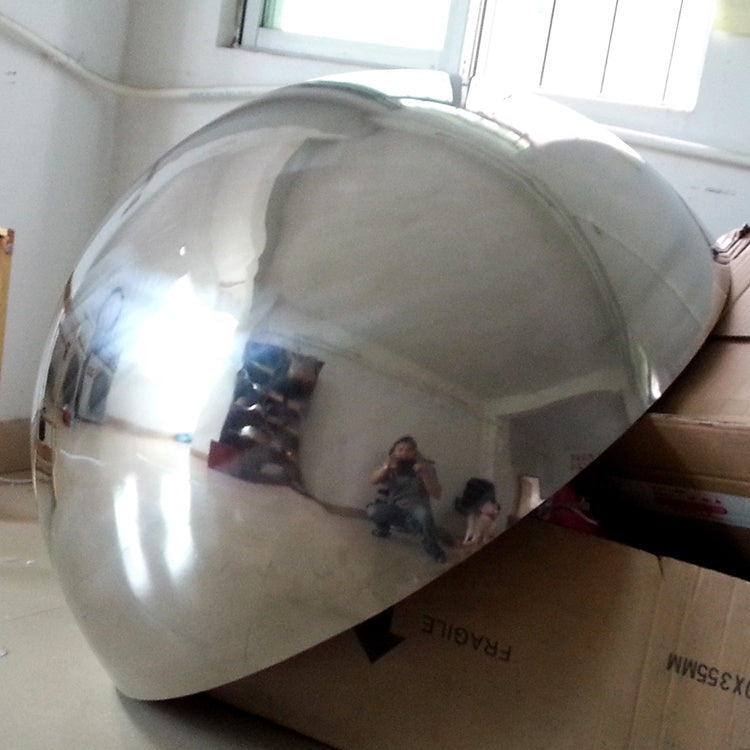 Polished mirror large Stainless Steel Hollow Hemisphere Half Steel Sphere