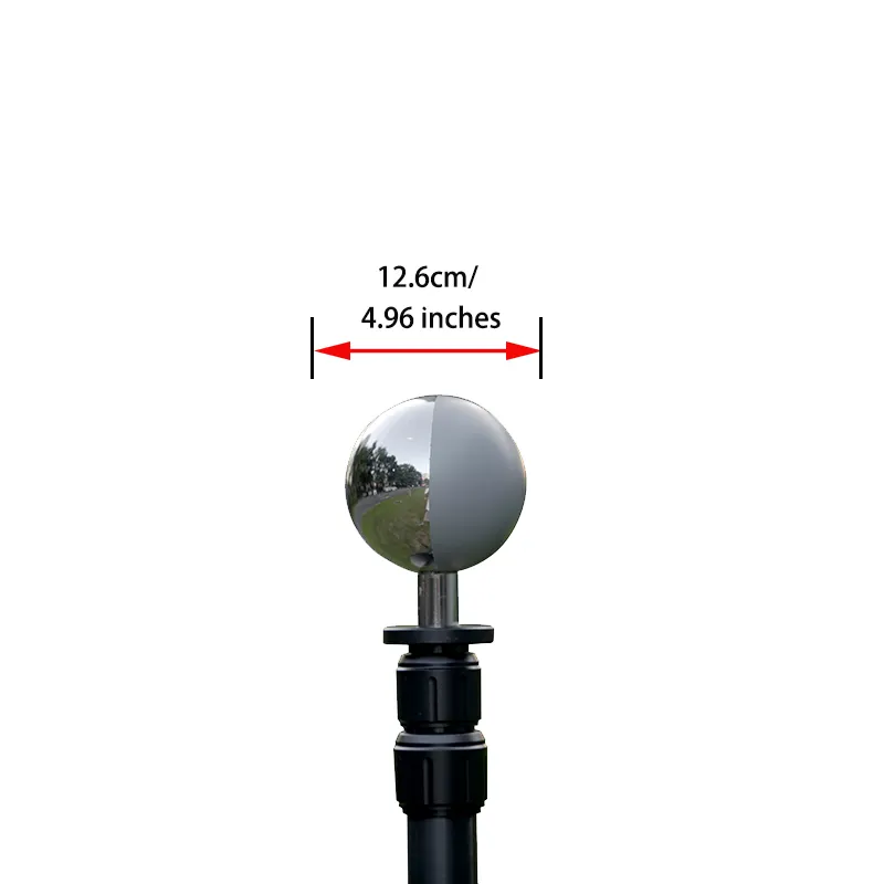 126mm 200mm 63mm 250mm Visual Effect VFX Supervision Kit HDRI Color Checker with Chrome And Grey Ball 3D Lighting Reference Ball