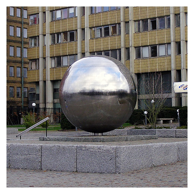 Factory Custom Large Metal Spheres 1800mm Mirror Polished Stainless Steel Sphere Hollow Balls Sculpture