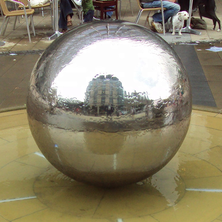 OEM ODM Large Metal 1600mm Mirror Polished Hollow Ball Stainless Steel Sphere Fountain Water