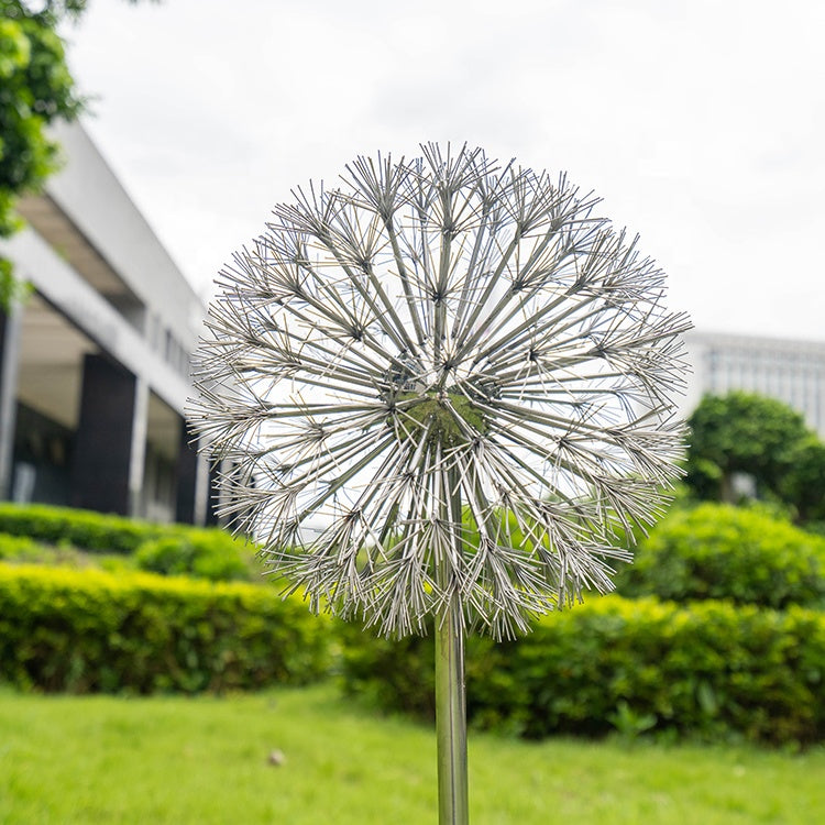 Customizable Outdoor Garden Metal Dandelion Decorative Stainless Steel Sculpture