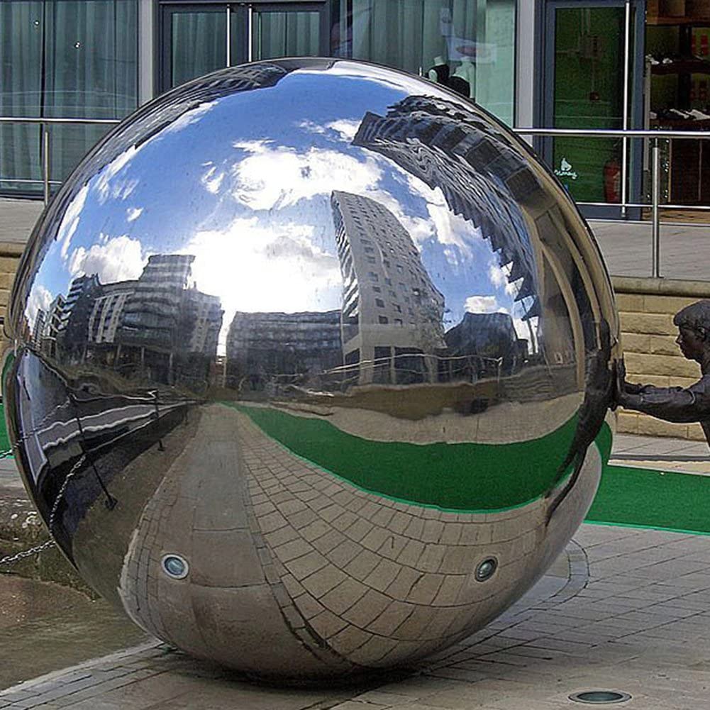 Large Outdoor Garden Decoration Big Metal Sphere Polished Mirror Stainless Steel Hollow Ball Sphere Sculpture